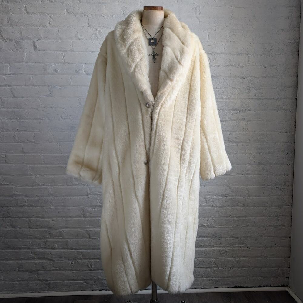 Vintage Cream Trench Coat